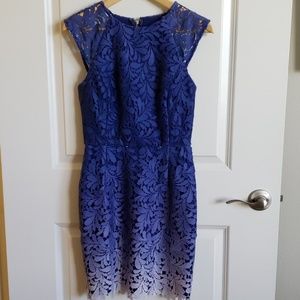 Adelyn Rae Ombre Lace Dress, size XS